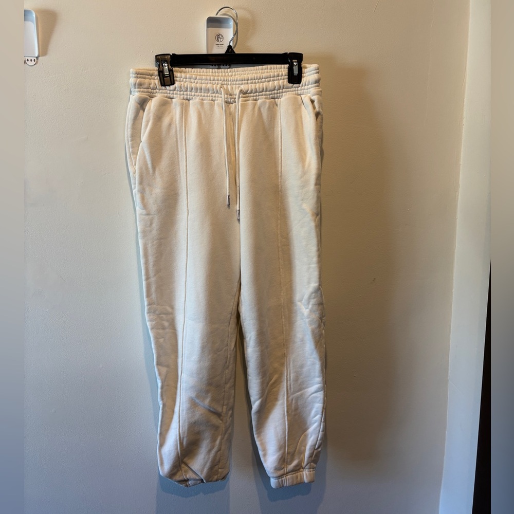 Ninety Percent Cream Jogger Pants